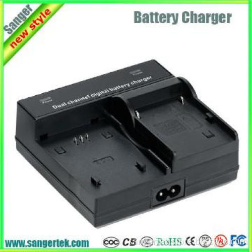 Unique Dual channels digital camera battery charger